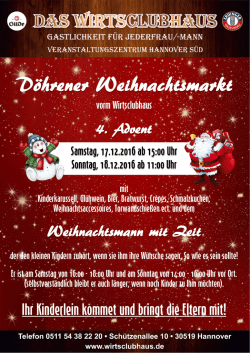 D&ouml;hrener Weihnachtsmarkt