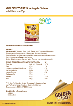 Drucken - Golden Toast