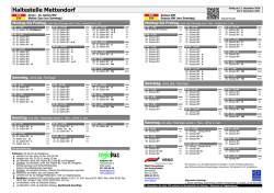 Haltestelle Mettendorf