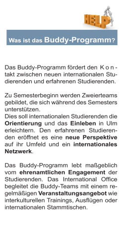 Was ist das Buddy-Programm?