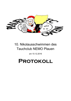 FS_NS2016-Protokoll - Tauchclub Nemo Plauen eV
