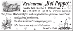 Restaurant „Bei Peppo“