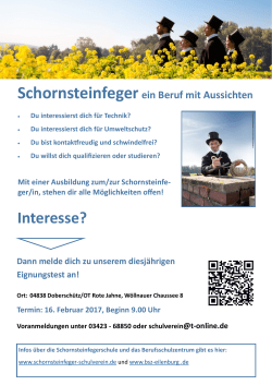 Interesse? - Der Schornstein
