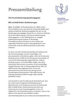 GKV-Arzneimittelversorgungsst&auml;rkungsgesetz