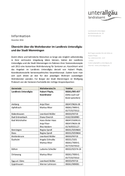 Information - Landratsamt Unterallg&auml;u