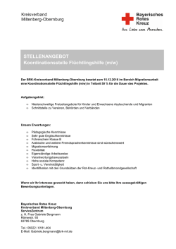 Koordinationsstelle Flüchtlingshilfe
