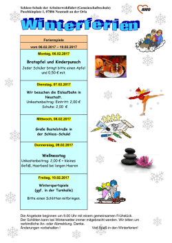 Bratapfel und Kinderpunsch Wellnesstag - Schloss