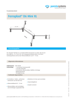 Produktdatenblätter Ferroplast