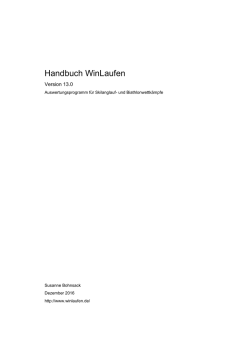 Handbuch WinLaufen
