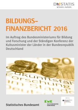 Bildungsfinanzbericht 2016