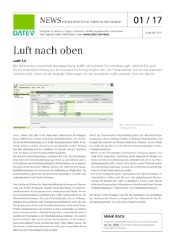 Luft nach oben - DATEV magazin