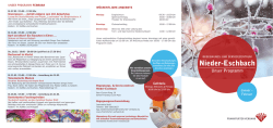 Programm Januar – Februar