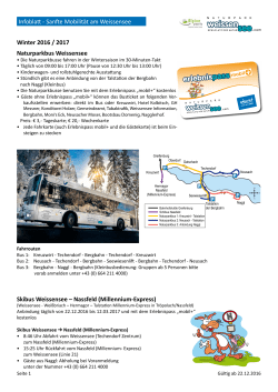Infoblatt Mobilit&auml;t Winter 2016/17
