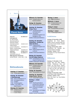 Gottesdienste - Kirche Kerns