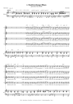Noten einiger Lieder (gemischter Chor mit Klaviersatz)