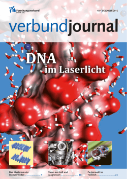 im Laserlicht - Forschungsverbund Berlin