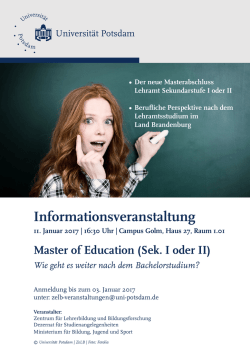 Informationsveranstaltung