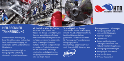 Infobroschüre - Heilbronner Tankreinigung GmbH