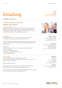 Einladung - BEMER.net