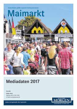 Mediadaten 2017 - Mannheimer Morgen