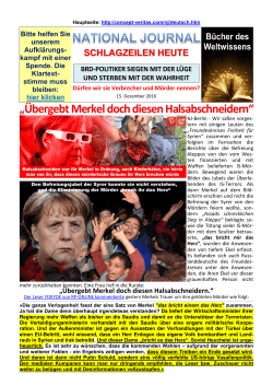Übergebt Merkel doch diesen Halsabschneidern - Terra