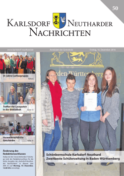 Schönbornschule Karlsdorf-Neuthard Zweitbeste