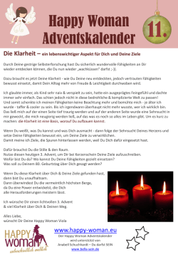 Happy Woman Adventskalender