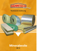 Mineralwolle - Dämmtech Fachgroßhandel GmbH