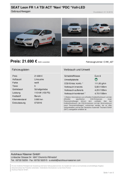Inserat drucken - Autohaus K&auml;ssner