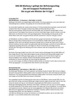 Pressebericht 12. Spieltag