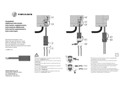Zusatzblatt Netzweiterleitungsbox 3-pol(10120878)II 15