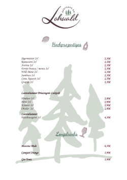 Hochprozentiges Longdrinks