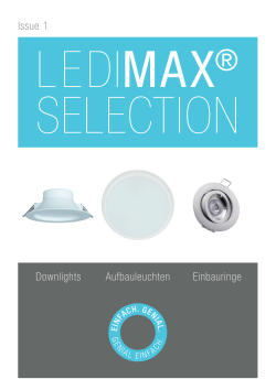 Downlights Aufbauleuchten Einbauringe Issue 1