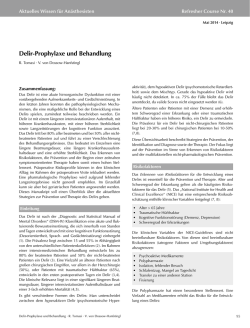 Delir-Prophylaxe und Behandlung (PDF Available)