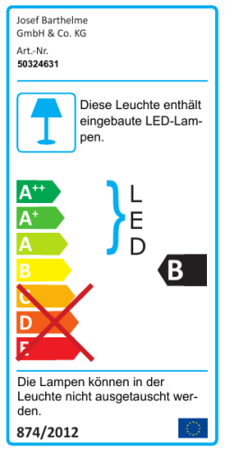 Barthelme Energieeffizienz Label Art.