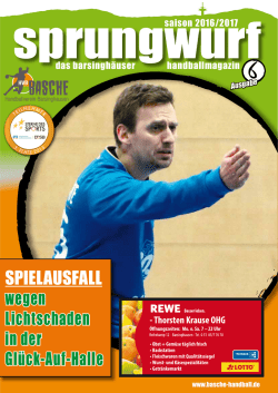 spielausfall - Deister Echo