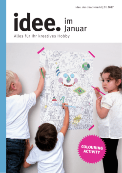 im Januar - idee. Creativmarkt