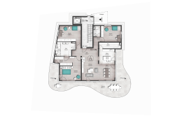 WE V6 01 Vordach ZUGANG Schlafen 22,00 m² Wohnen 23,40 m²