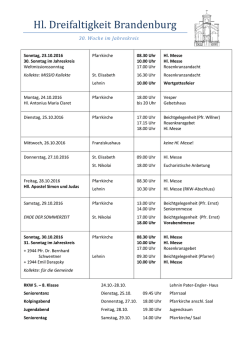 Hl. Dreifaltigkeit Brandenburg