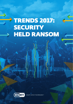 trends 2017: security held ransom