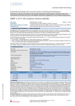 Produktinformationsblatt - lbbw