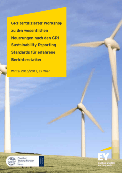 GRI-zertifizierter Workshop