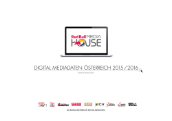 digital mediadaten &ouml;sterreich 2015 / 2016