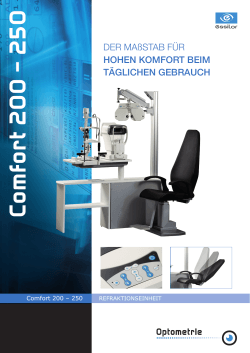 Produktbroschüre Comfort 200-250