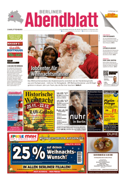 Jobcenterf&uuml;r Weihnachtsm&auml;nner
