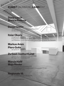Doris Lasch Bianca Pedrina Daniel G&ouml;ttin Itziar Okariz Markus Amm