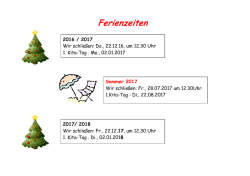 Ferienzeiten - Familienzentrum St. Ludgeri