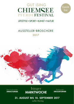 pdf downloaden. - Chiemsee Pferdefestival