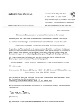 Infos - autismus Rhein