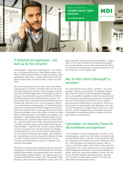 IT-Sicherheit bei Ingenieuren